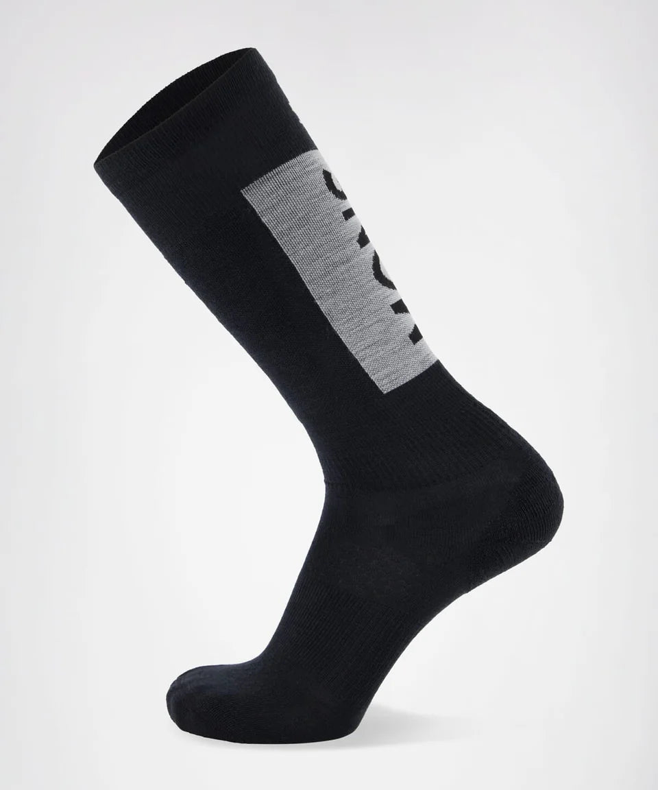 Mons Royale Atlas Merino Snow Sock - black