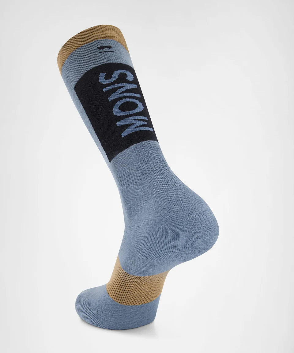 Mons Royale Atlas Merino Snow Sock blue
