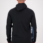 Mons Royale Approach Merino Shift Fleece Hood blue slate-black