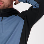 Mons Royale Approach Merino Shift Fleece Hood blue slate-black