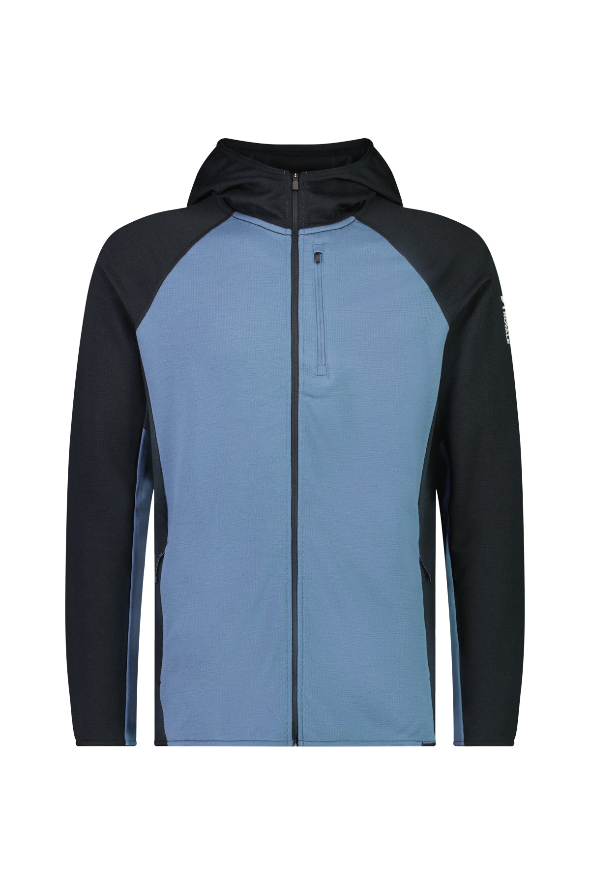 Mons Royale Approach Merino Shift Fleece Hood blue slate-black