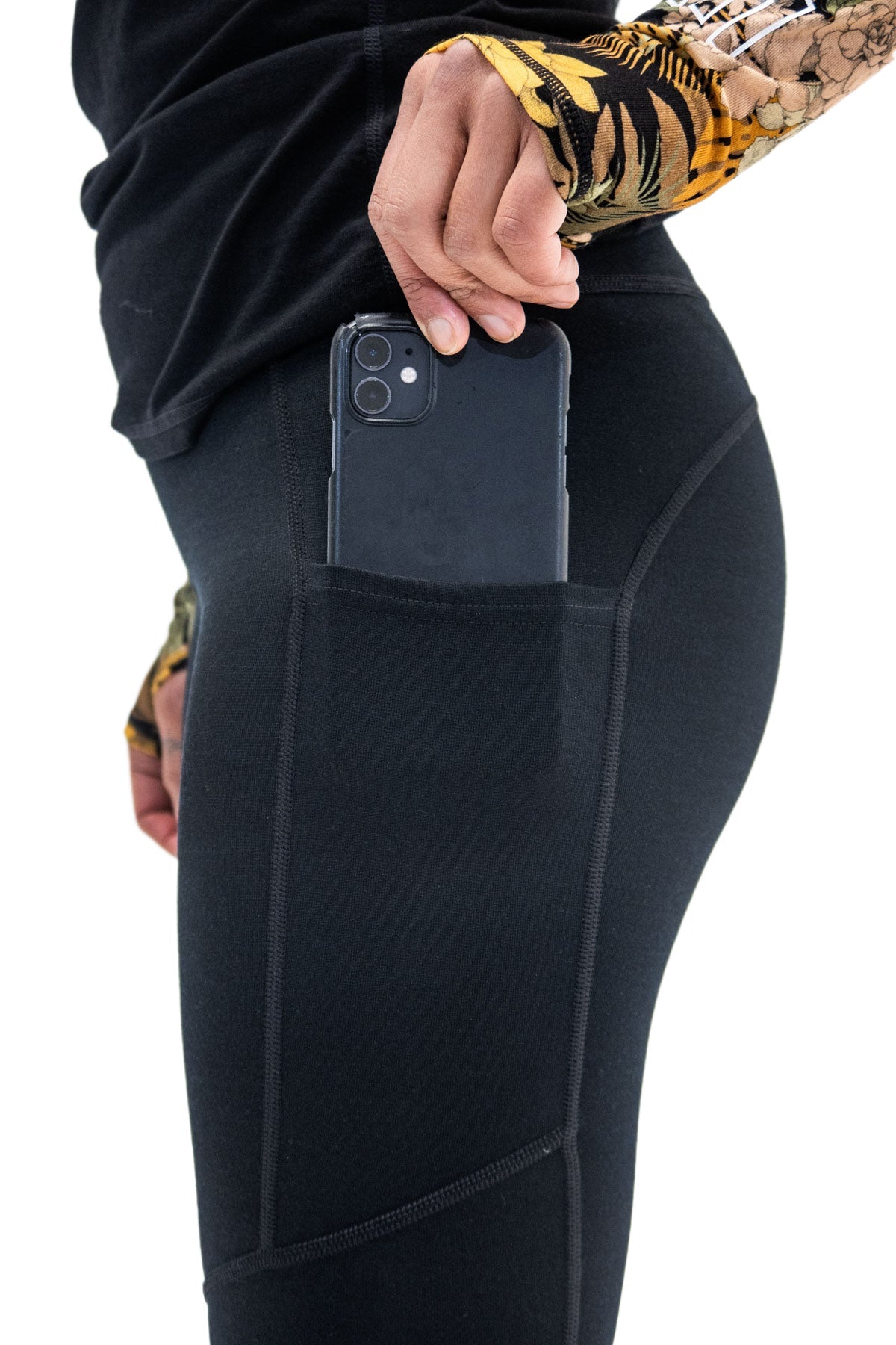 Mons Royale Merino Winter Leggings wmn-black