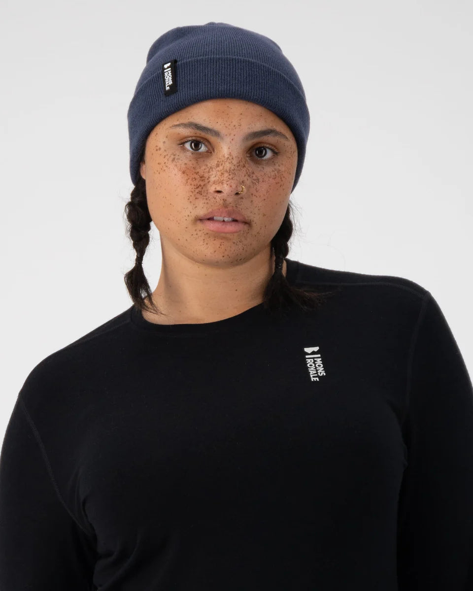 Mons Royale McCloud Merino Beanie midnight