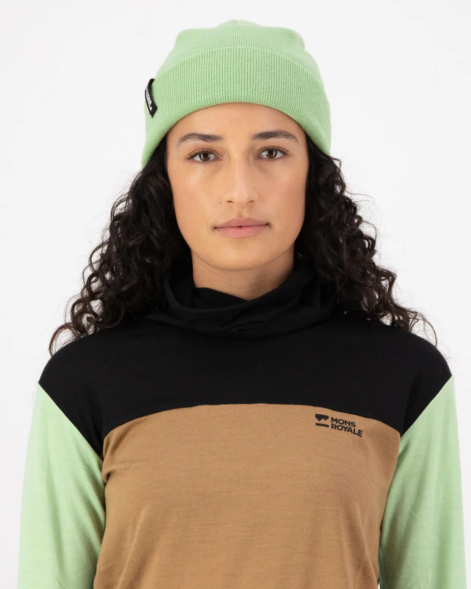Mons Royale McCloud Merino Beanie matcha