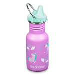 Klean Kanteen Edelstahl Trinkflasche Kid Classic 355ml Sippy Cap-unicorns