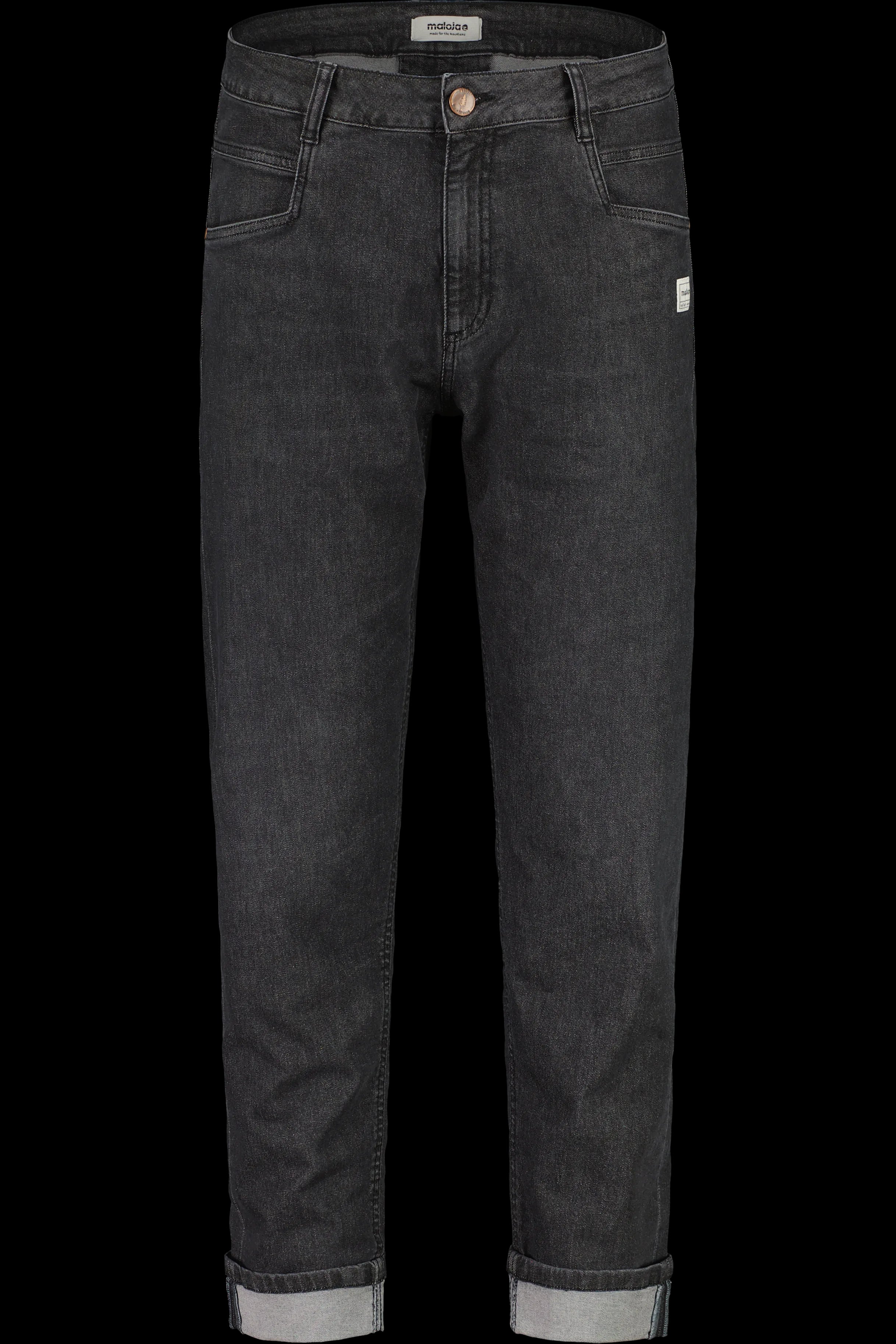 Maloja Commuter Denim Hose EmeraldM denim black