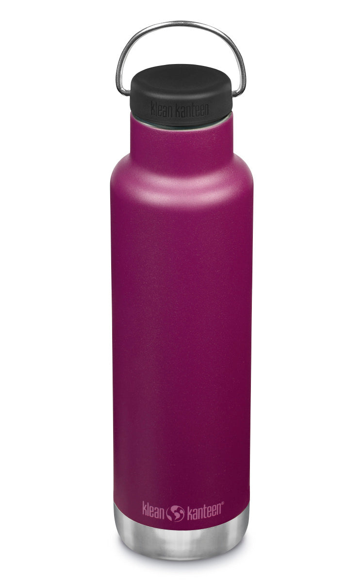 Klean Kanteen Edelstahl Isolierflasche Classic 592ml-Loop Cap-PP