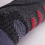 Lenz Heat Socks 5.1 Toe Cap anthrazit-rot
