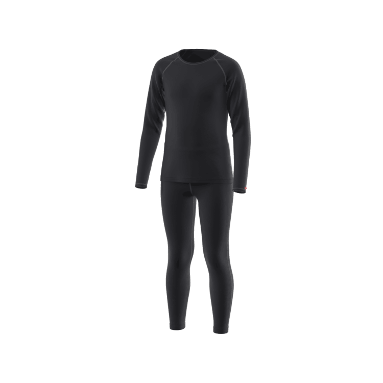 Löffler Kinder Set long Transtex warm - black