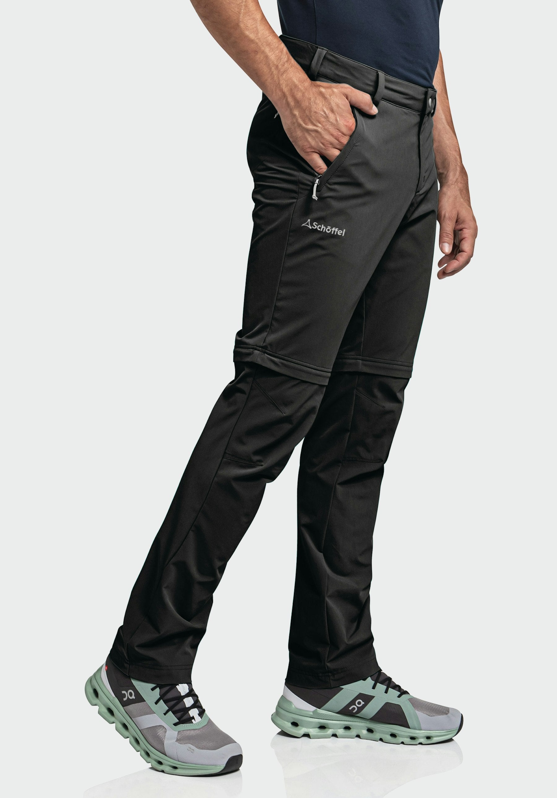 Schöffel Pants Folkstone Zip Off - black