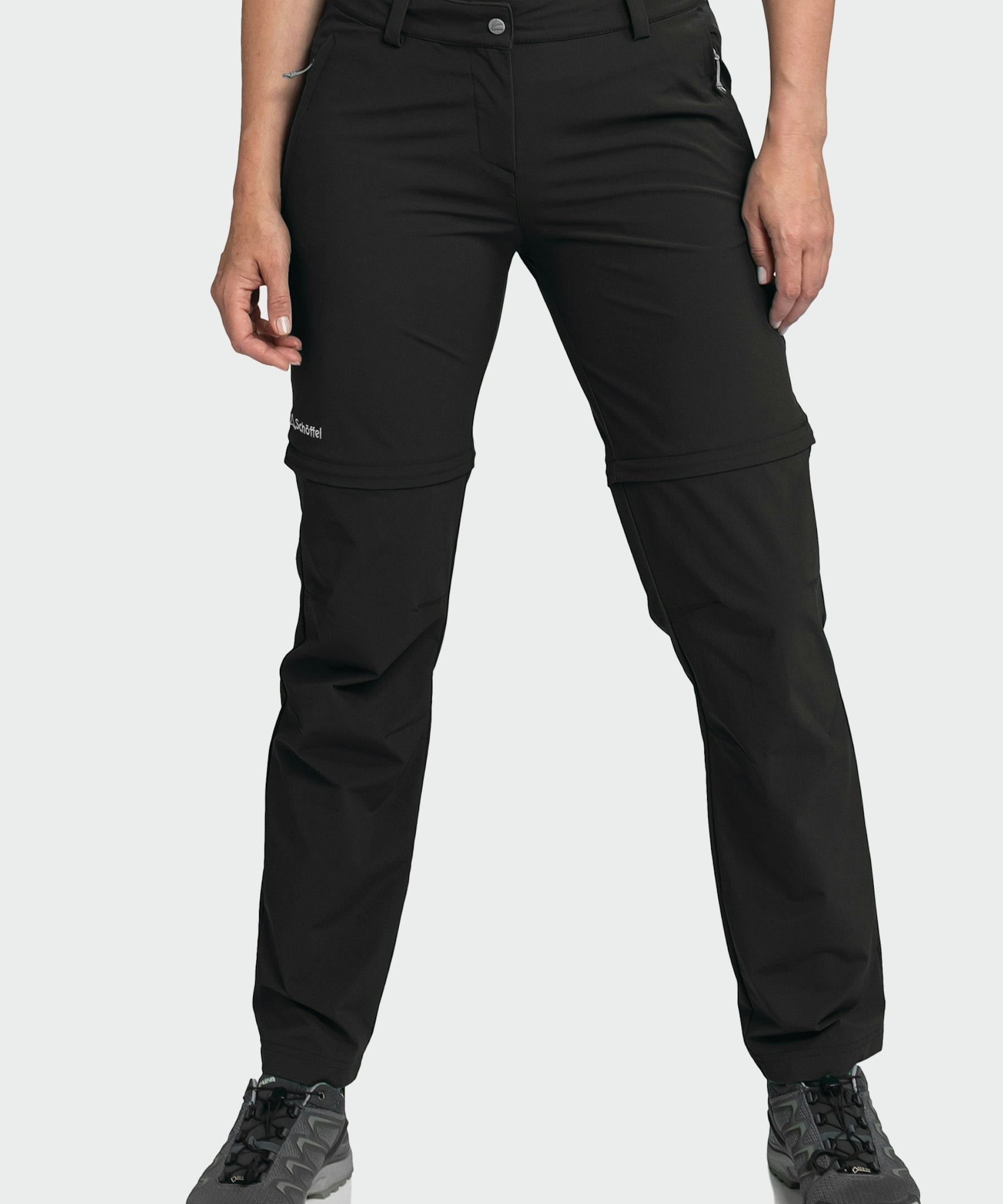 Schöffel Pants Ascona Zip Off wmn - black
