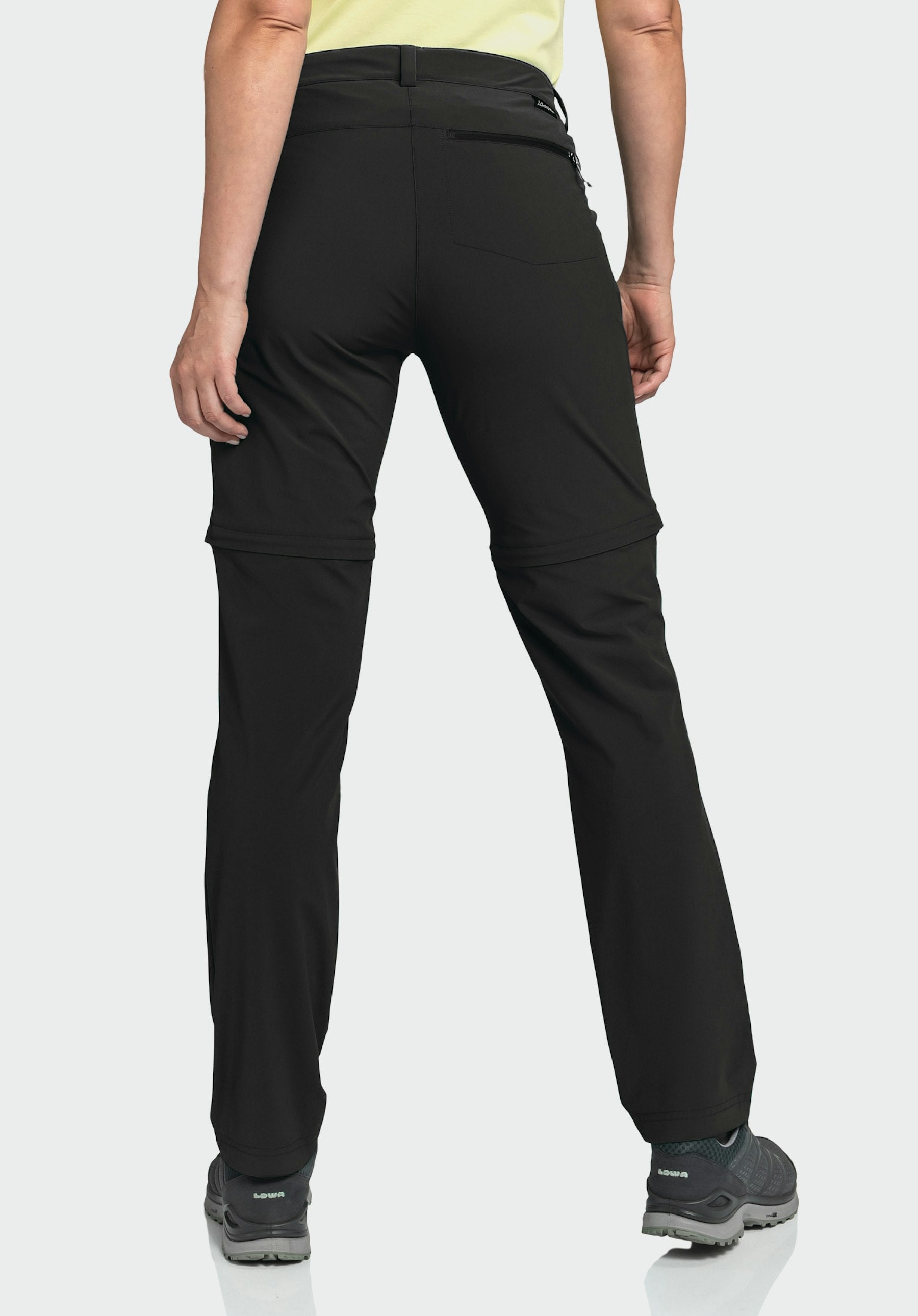 Schöffel Pants Ascona Zip Off wmn - black