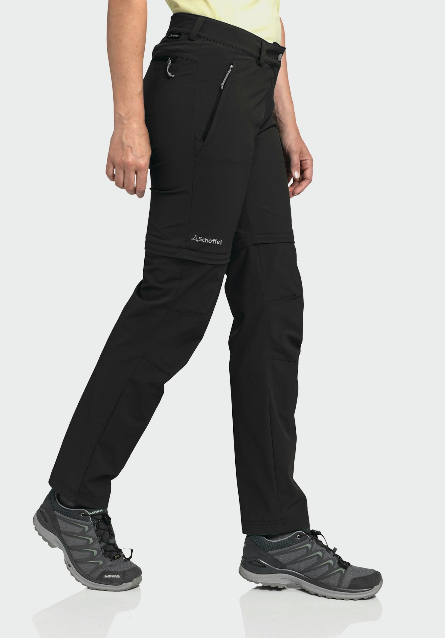 Schöffel Pants Ascona Zip Off wmn - black