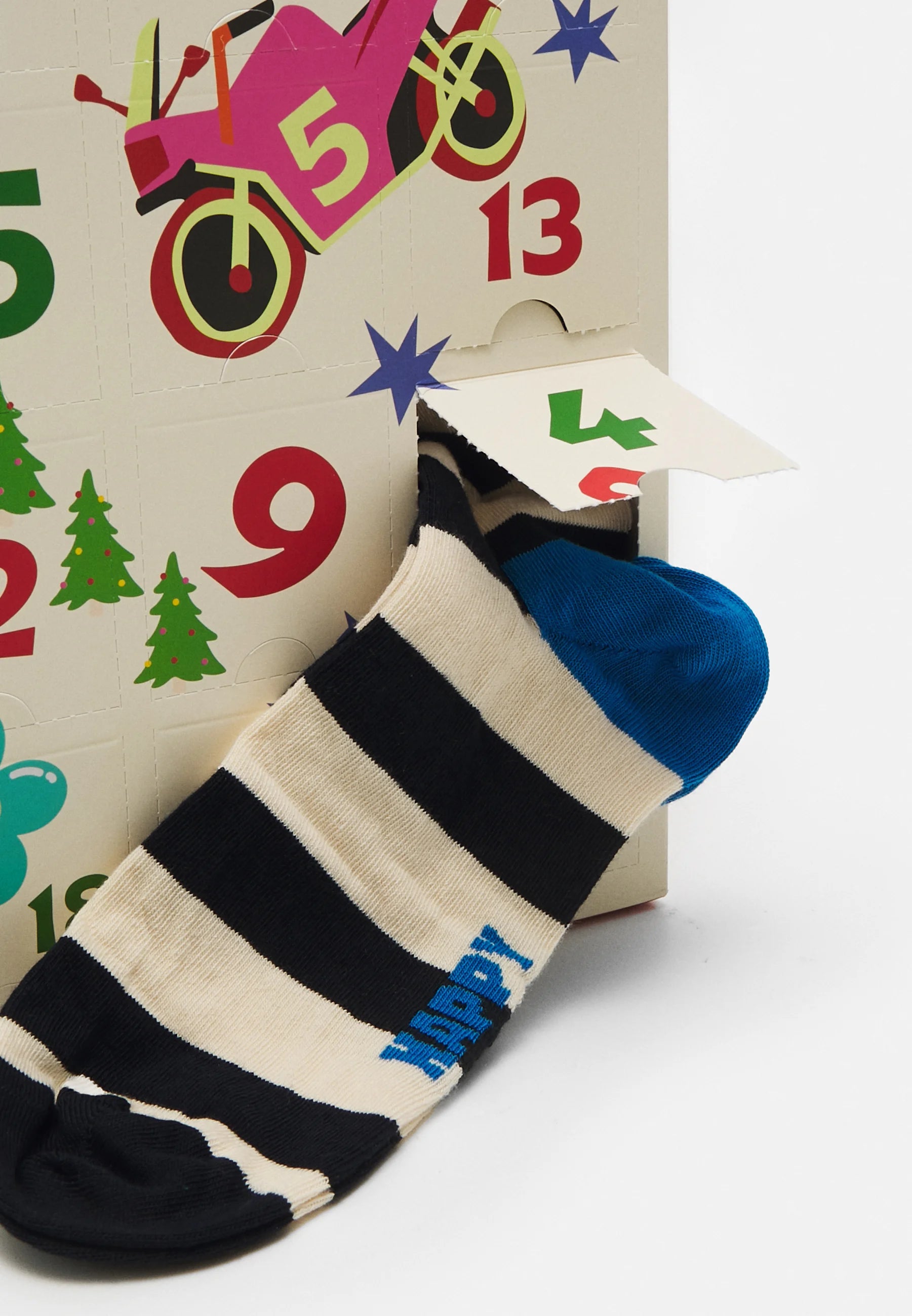 Happy Socks Adventskalender 24 Pack Holiday Box