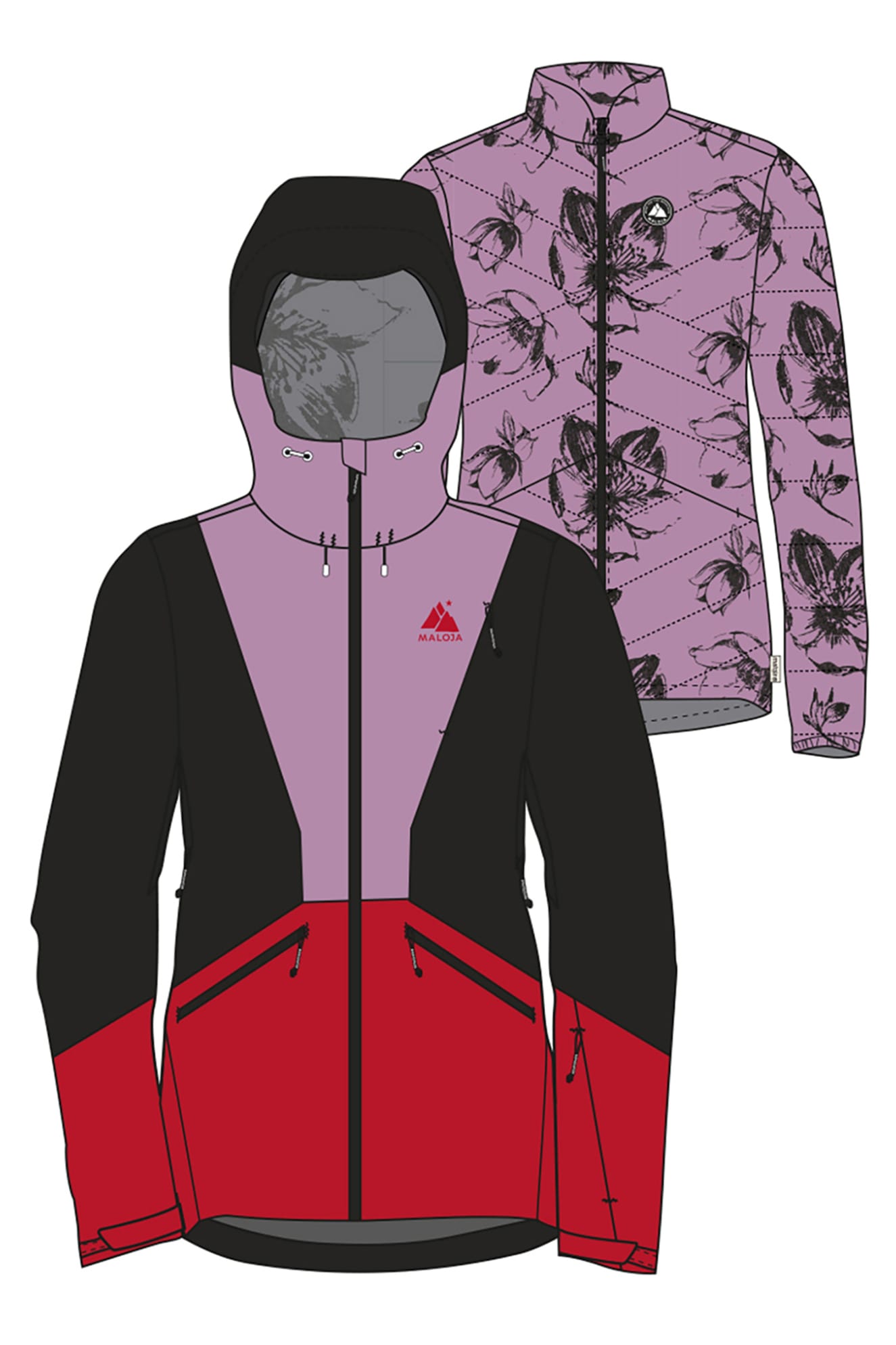 Maloja LoleM 2 in 1 bellflower multi