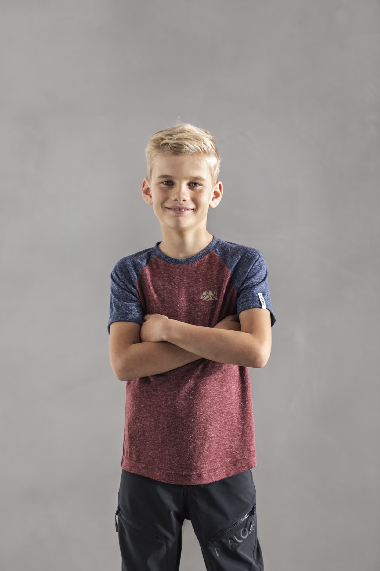 Maloja Papaver Boys Multisport Jersey red monk