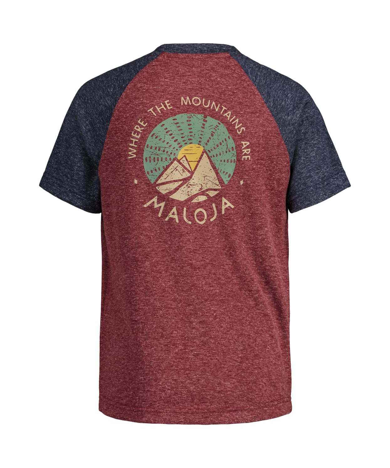 Maloja Papaver Boys Multisport Jersey red monk