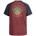 Maloja Papaver Boys Multisport Jersey red monk