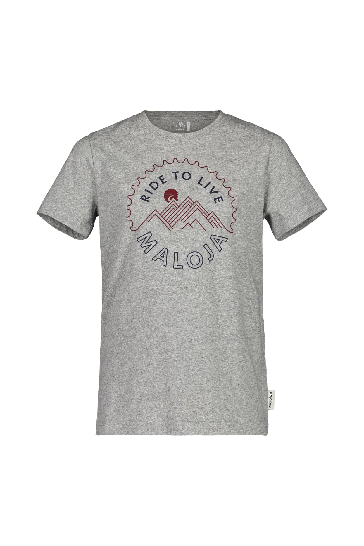Maloja Giosche Boys T-Shirt grey