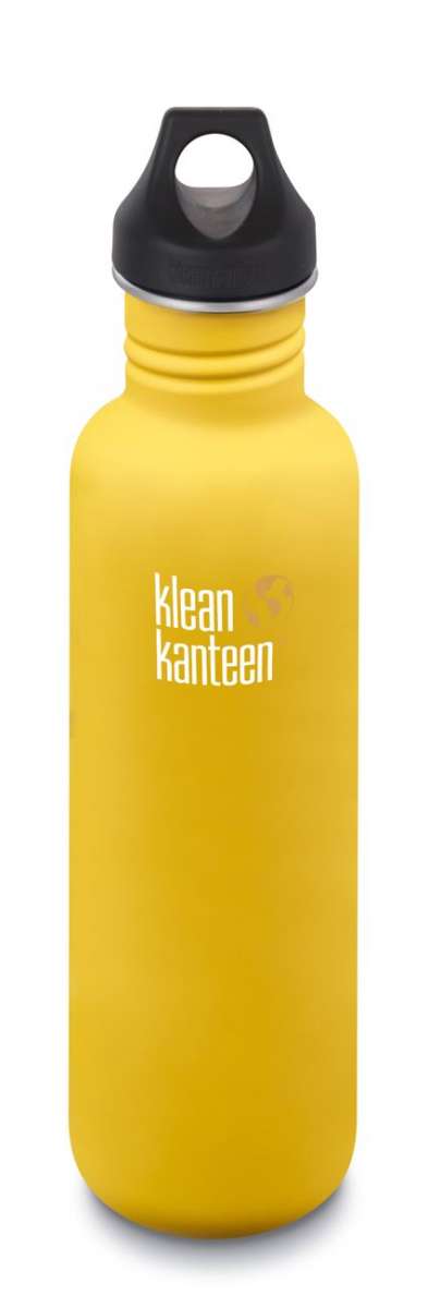 Klean Kanteen Edelstahl Trinkflasche Classic 800 ml Loop Cap