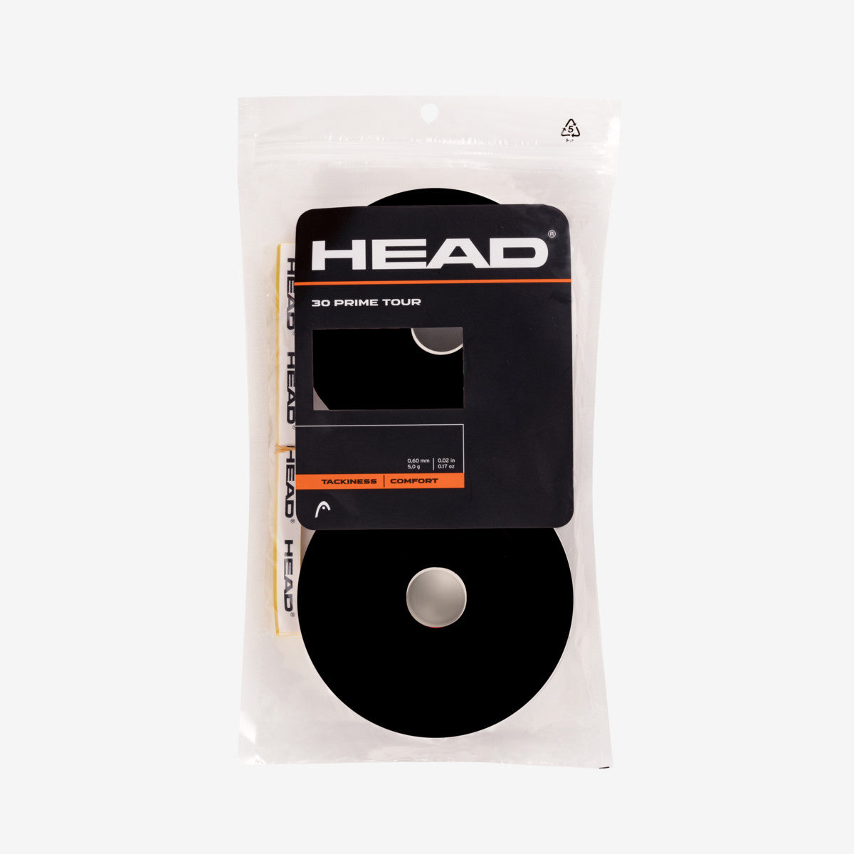 Head Prime Tour 30 Tennis Overgrip - black
