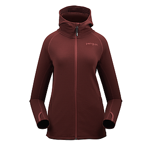 Penguin S.Cafe Fleece Hoodie mahagony wmn