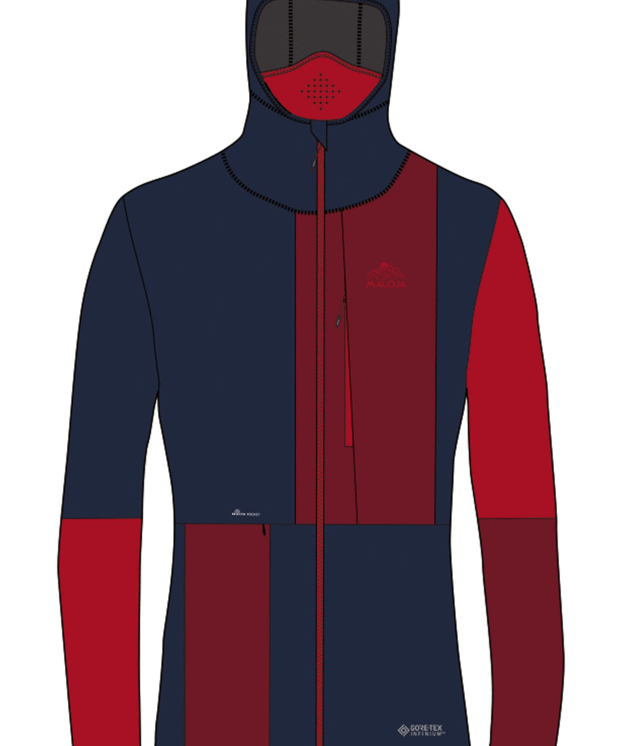 Maloja WangM, night sky Skitourenjacke