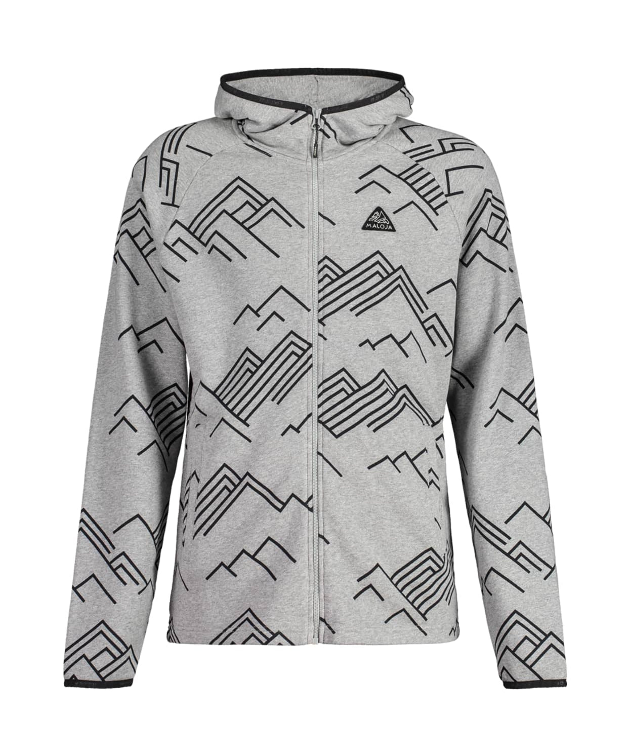 Maloja Gasa Sweatjacke grey melange