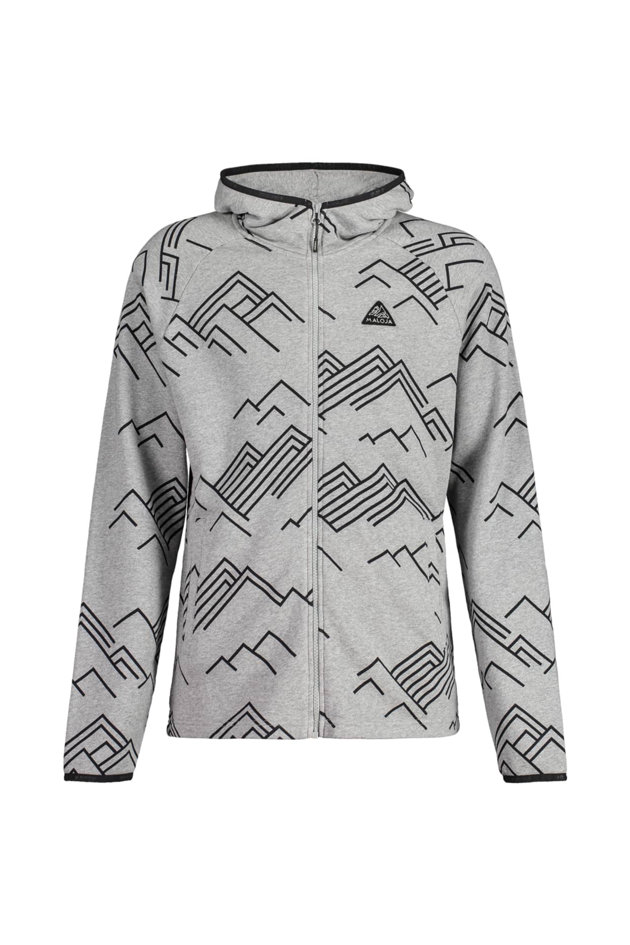 Maloja Gasa Sweatjacke grey melange