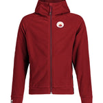 Maloja Hooded Fleece Jacket red monk jr.