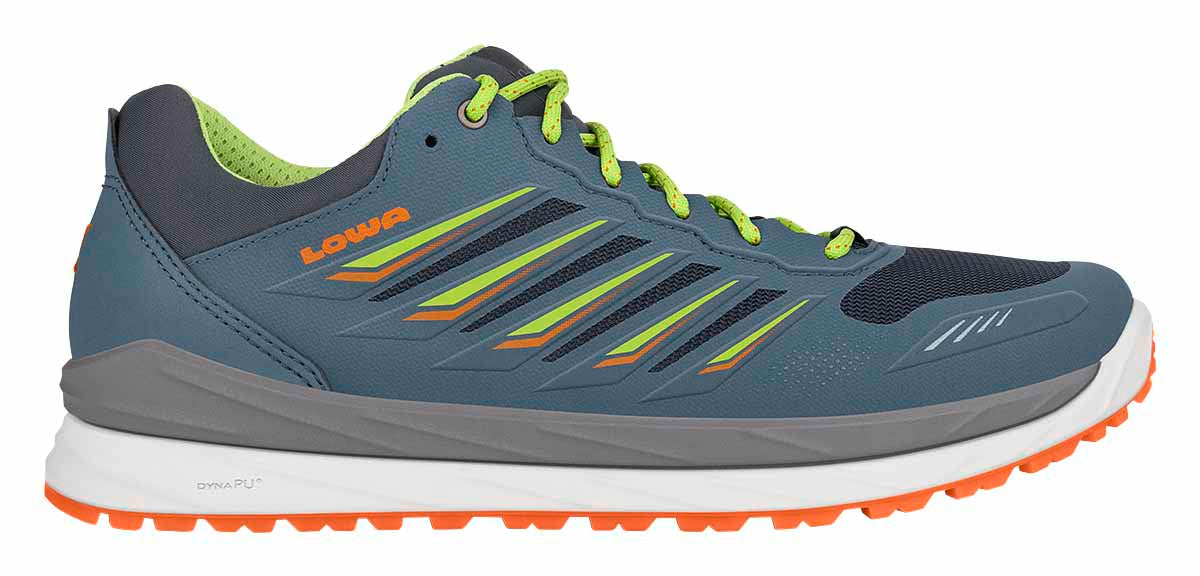 Lowa Axos GTX Lo stahlblau-limone