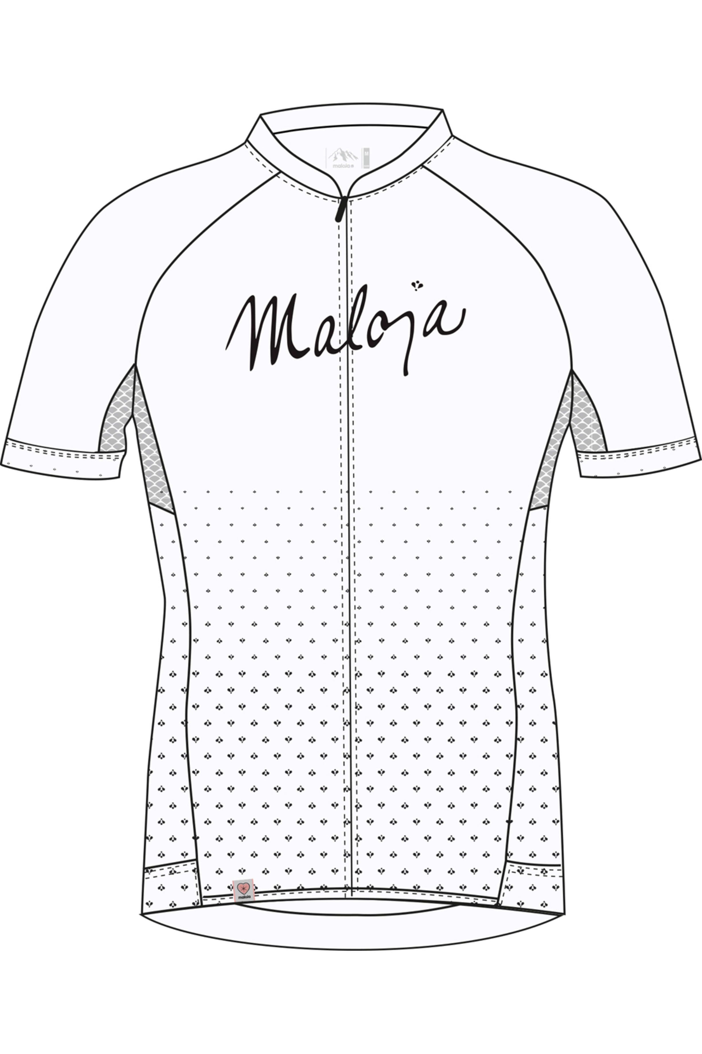 Maloja HaslmausM.1/2 wmn Radtrikot snow