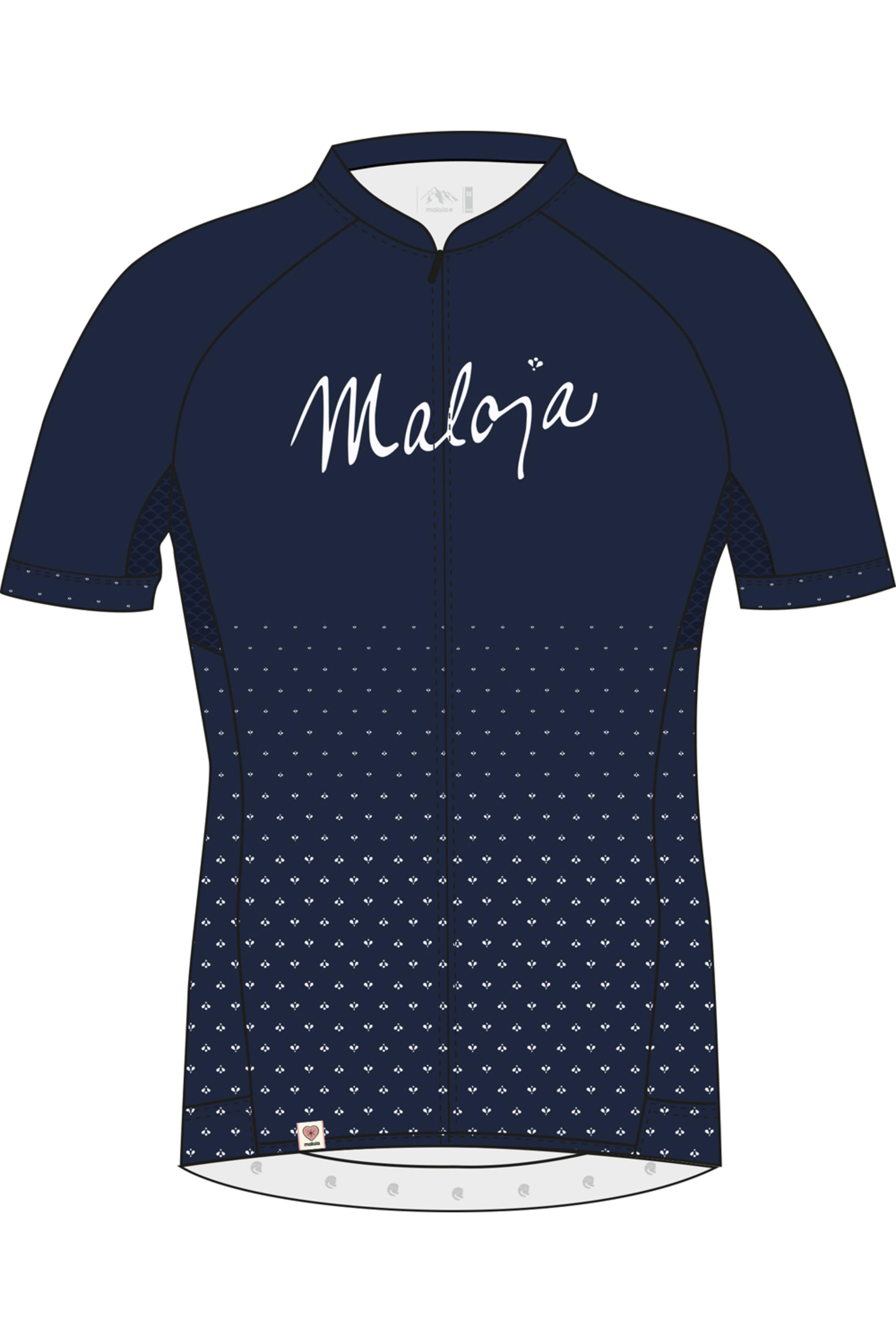 Maloja HaslmausM.1/2 wmn Radtrikot night sky