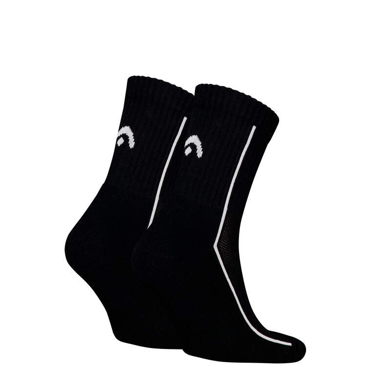 Head Tennis Socks 2P Performance Short Crew black