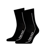 Head Tennis Socks 2P Performance Short Crew black