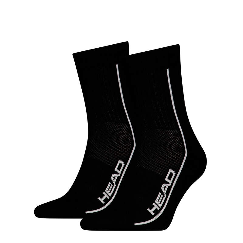 Head Tennis Socks 2P Performance Short Crew black