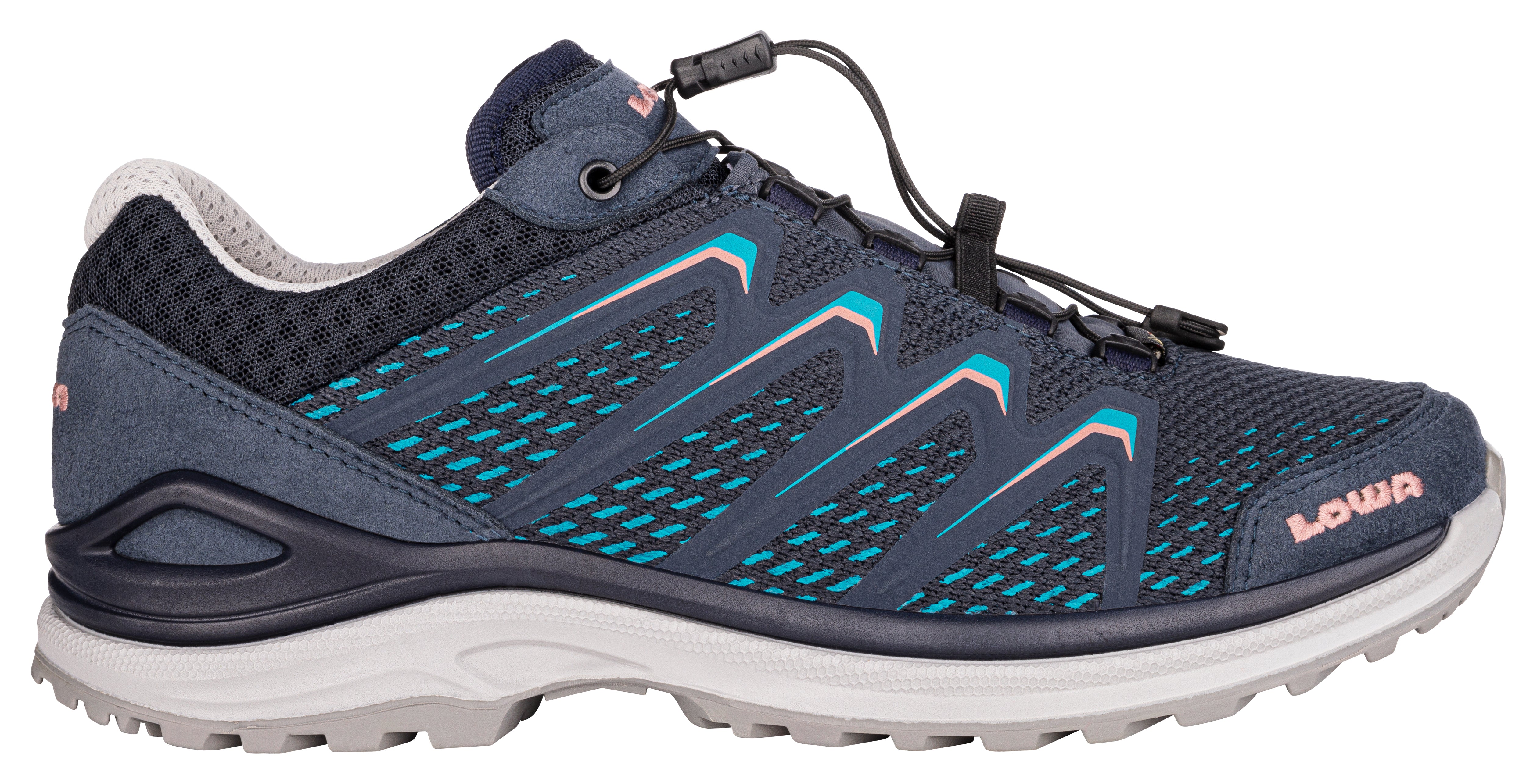 Lowa Maddox GTX Lo Ws stahlblau-rose