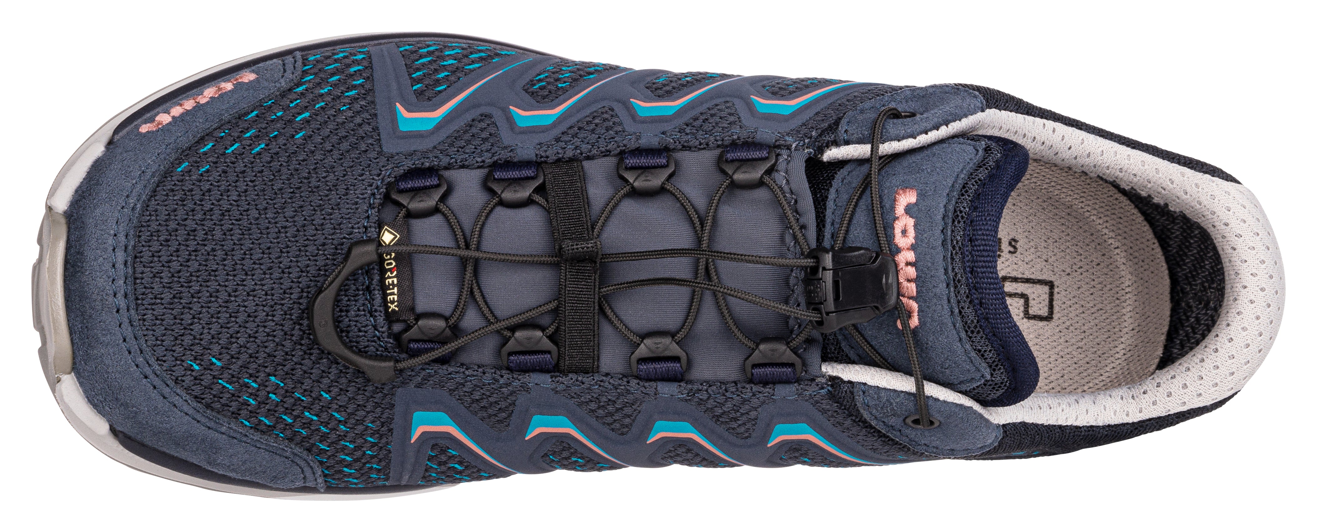 Lowa Maddox GTX Lo Ws stahlblau-rose