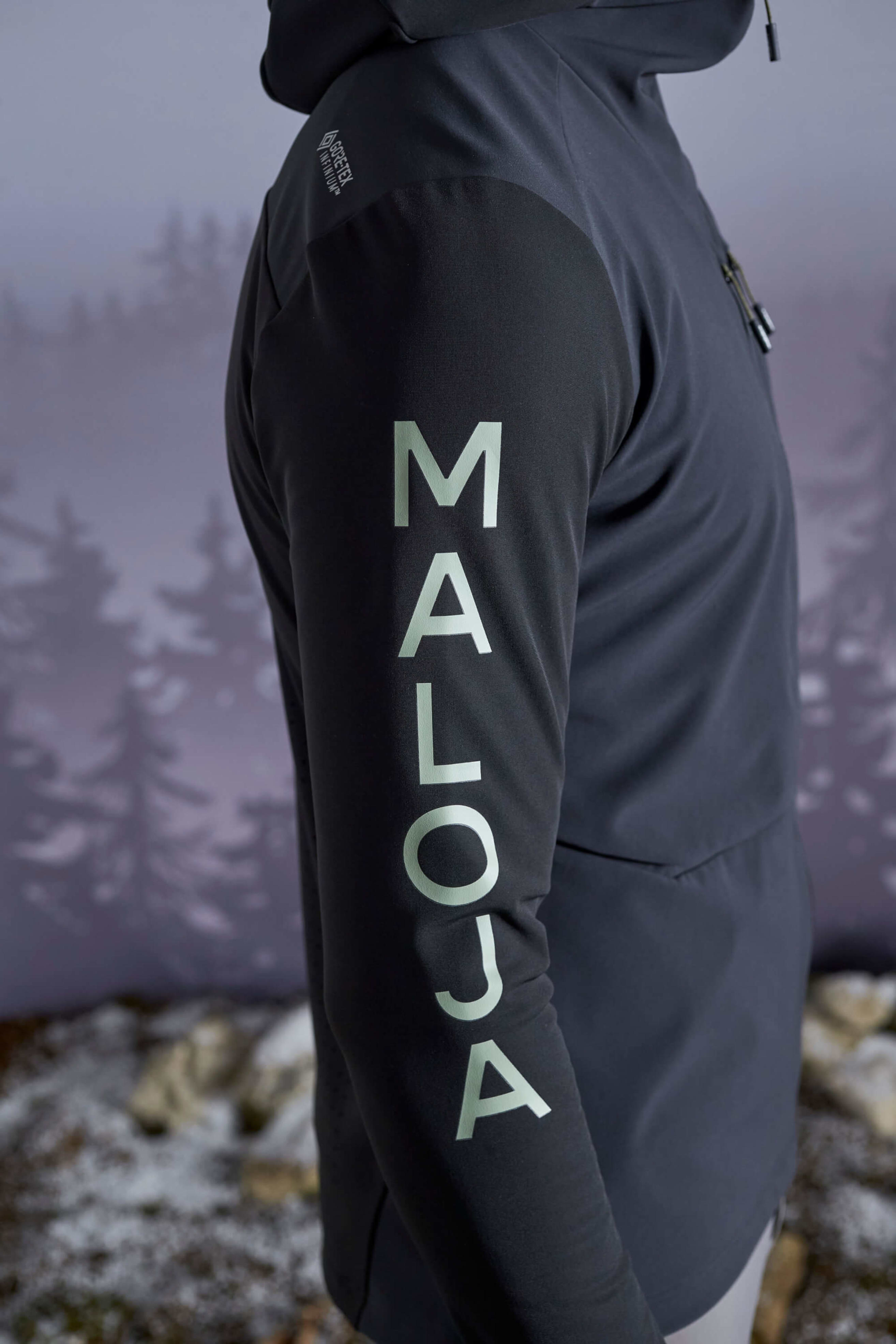 Maloja AdlerM. Skitouren Jacke - moonless
