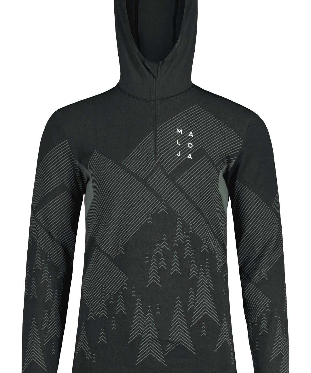 Maloja MauerseglerM Langarm Multisport - moonless
