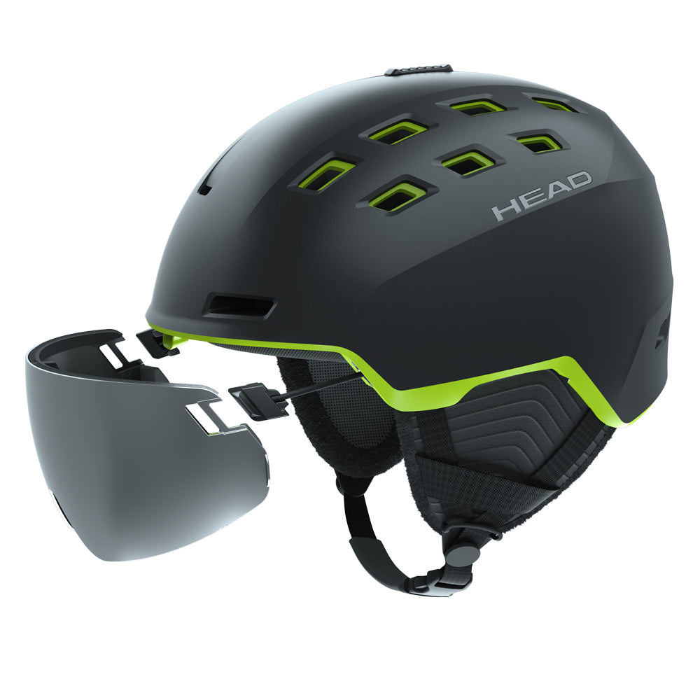 Head Radar black /lime