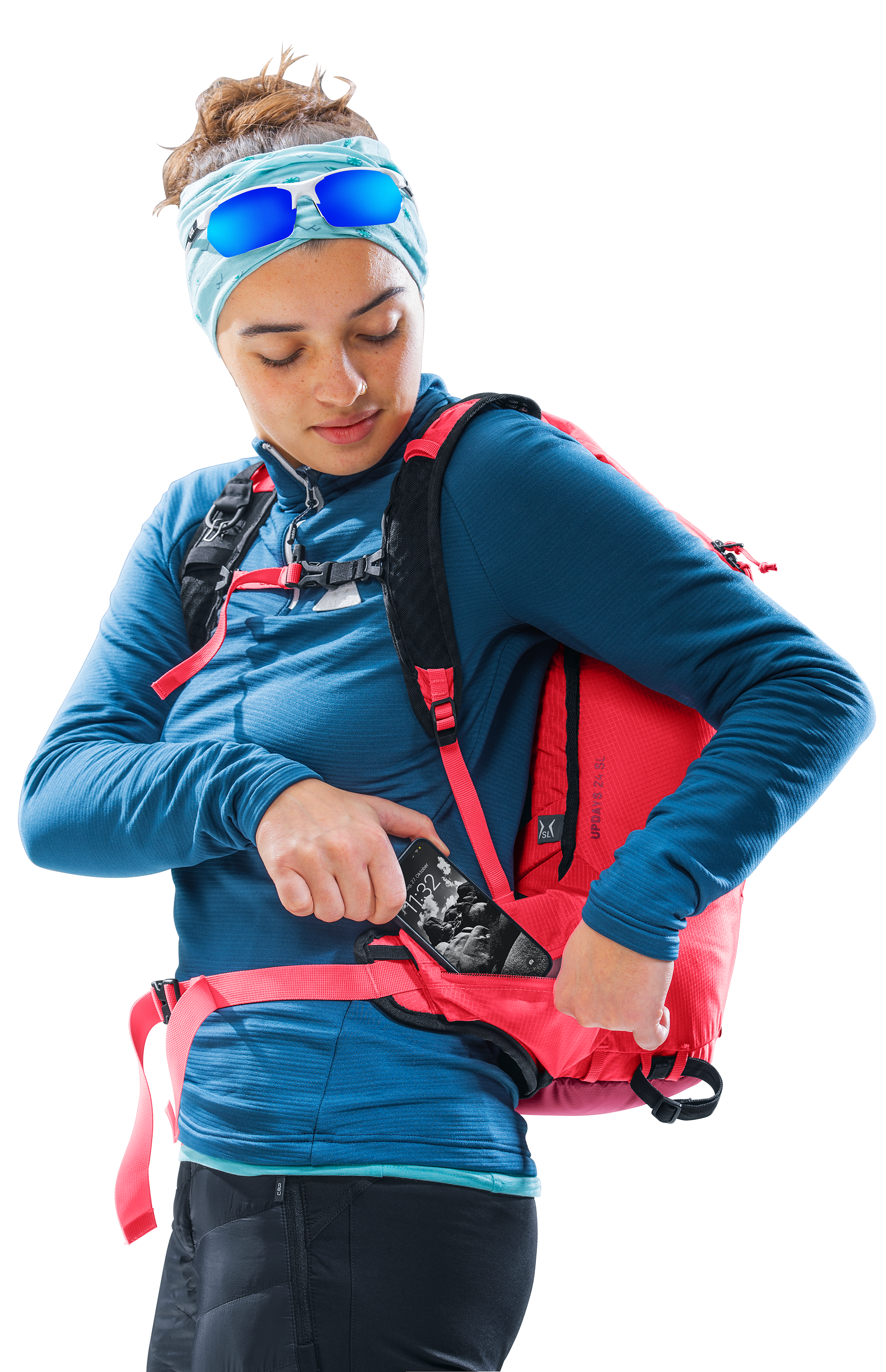 Deuter Updays 24 SL Skitourenrucksack wmn-ruby hibiscus