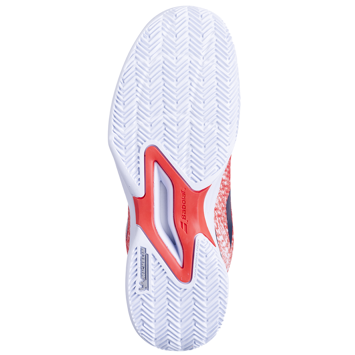 Babolat Jet Mach 3 Clay Jr Boy-strike red-white