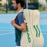 Head Arthur Ashe Racquet Bag L weiß creme