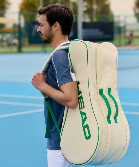 Head Arthur Ashe Racquet Bag L weiß creme