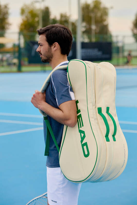Head Arthur Ashe Racquet Bag L weiß creme