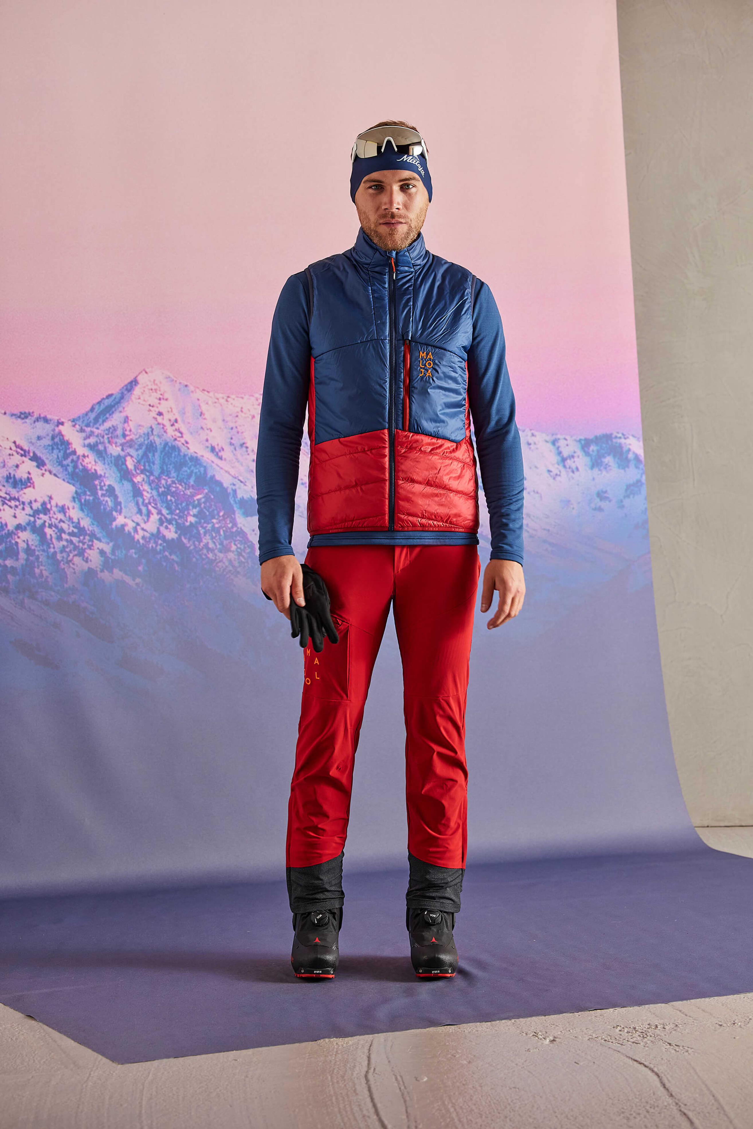 Maloja ClesM. - Primaloft-Weste WI 23 - deep sunset multi