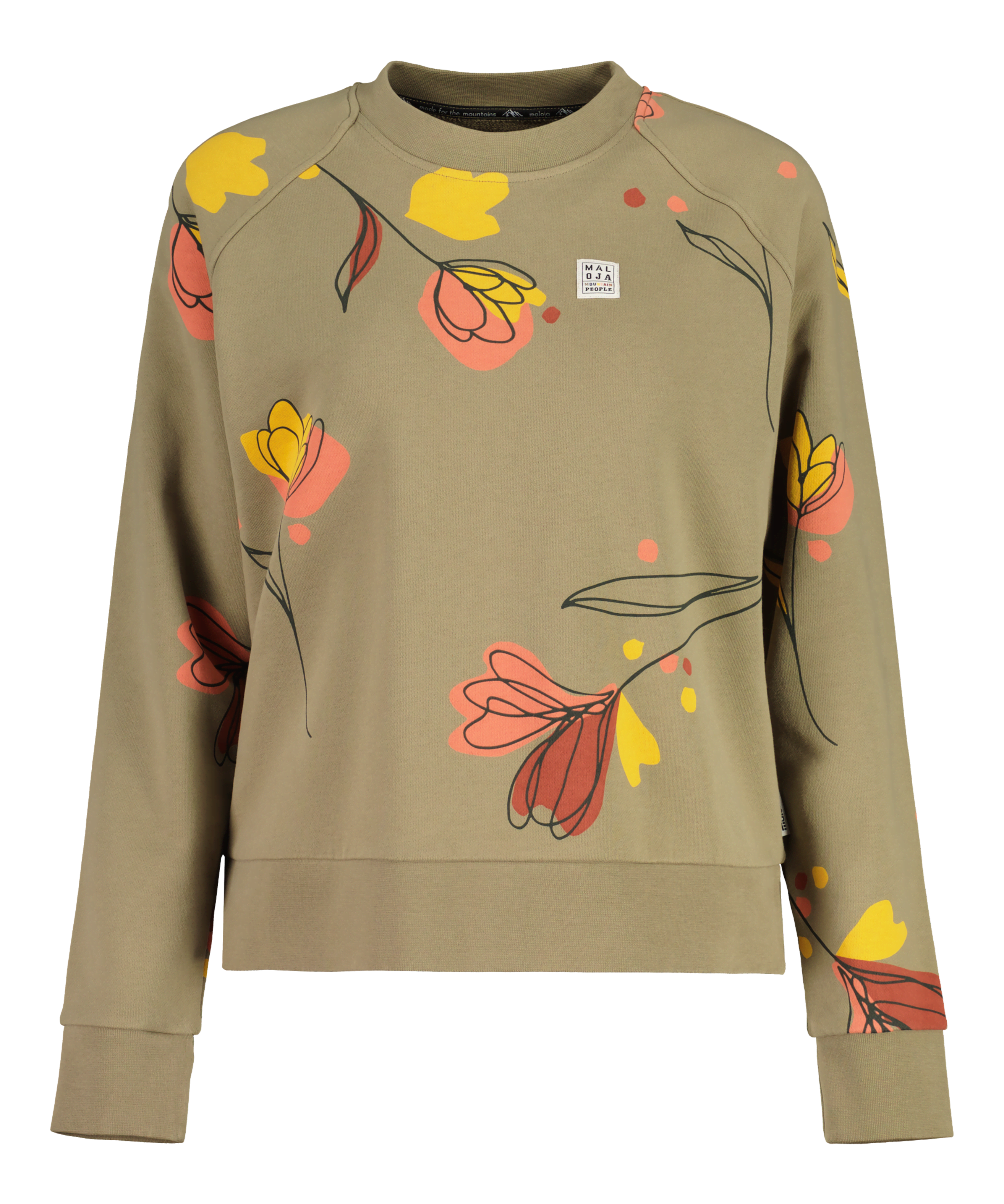 Maloja ValladaM.-Sweatshirt SO23-oak alpflower