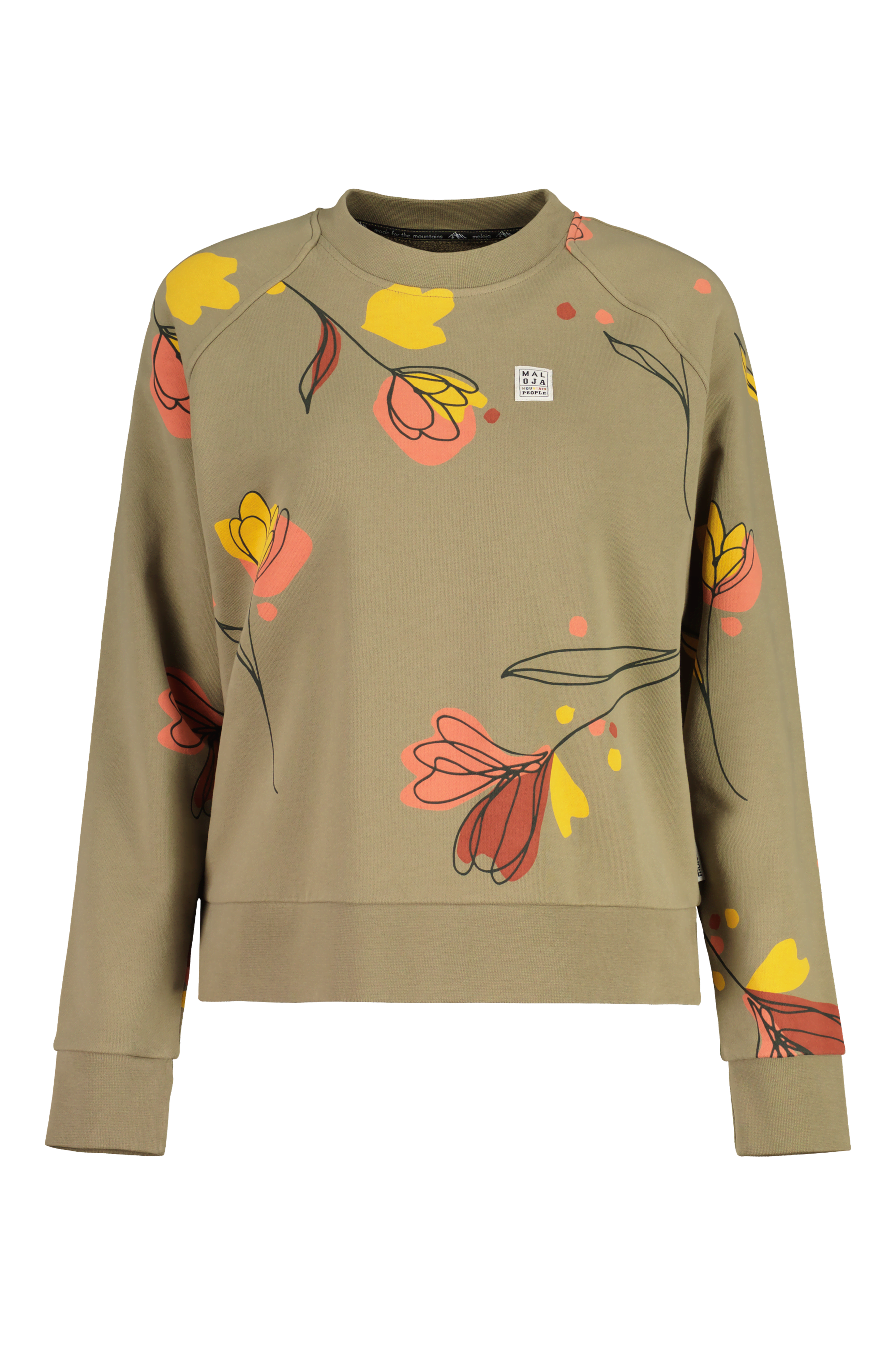 Maloja ValladaM.-Sweatshirt SO23-oak alpflower