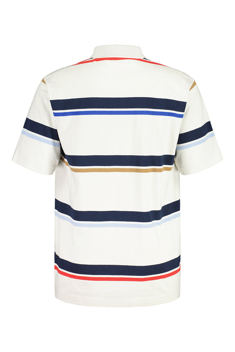 Maloja SchaanM. - Baumwoll Polo-Shirt SO24-night sky stripe